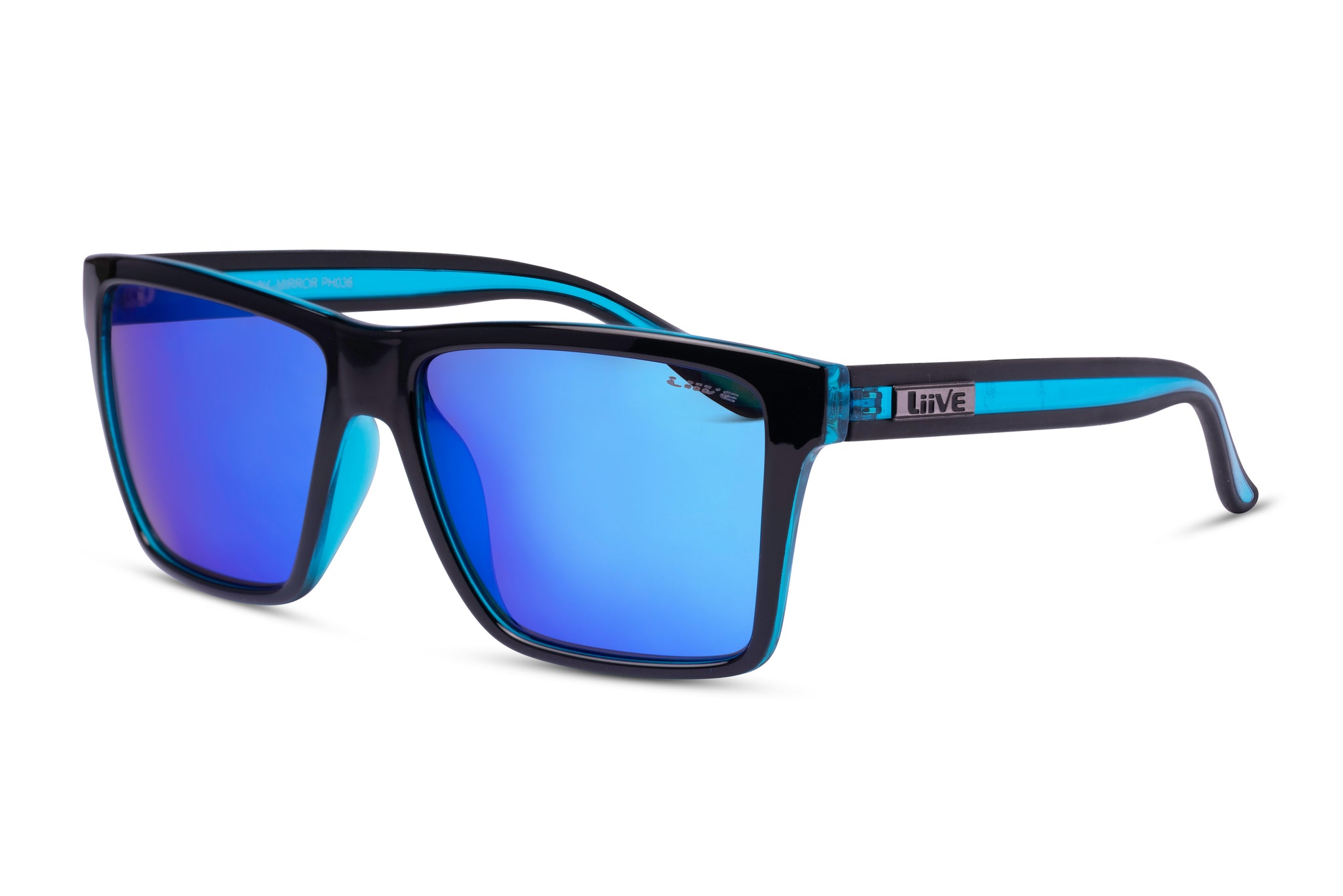 Black and fashion neon sunglasses